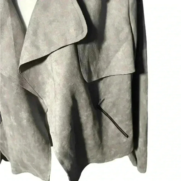 Kut From The Kloth Gray Micro Fiber Blazer/Jacket, M - Picture 3 of 7